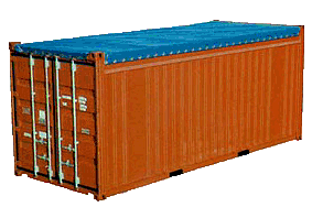 20 футовый контейнер с открытым верхом (open top)