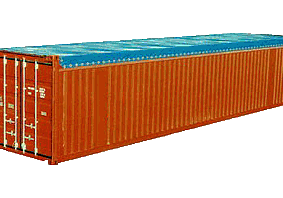 40 футовый контейнер с открытым верхом (open top)
